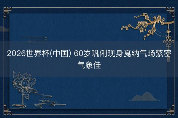 2026世界杯(中国) 60岁巩俐现身戛纳气场繁密气象佳
