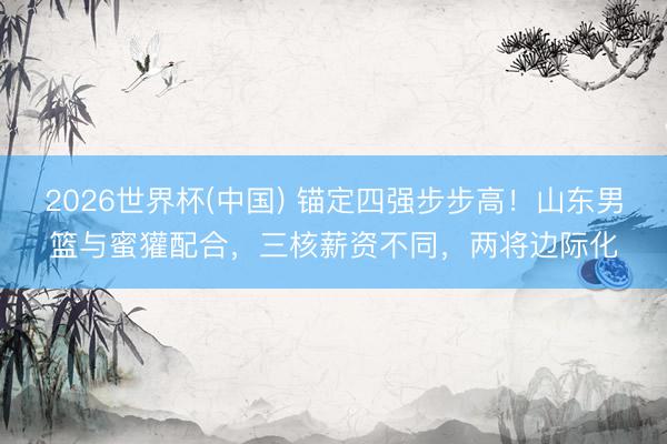 2026世界杯(中国) 锚定四强步步高！山东男篮与蜜獾配合，三核薪资不同，两将边际化