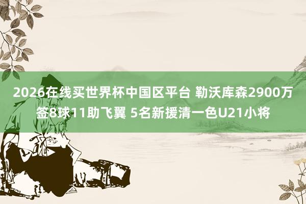 2026在线买世界杯中国区平台 勒沃库森2900万签8球11助飞翼 5名新援清一色U21小将
